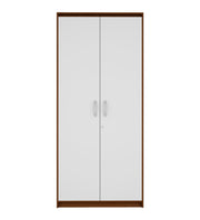 Cherry Two Door Wardrobe | Walnut and Frosty White