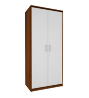 Cherry Two Door Wardrobe | Walnut and Frosty White