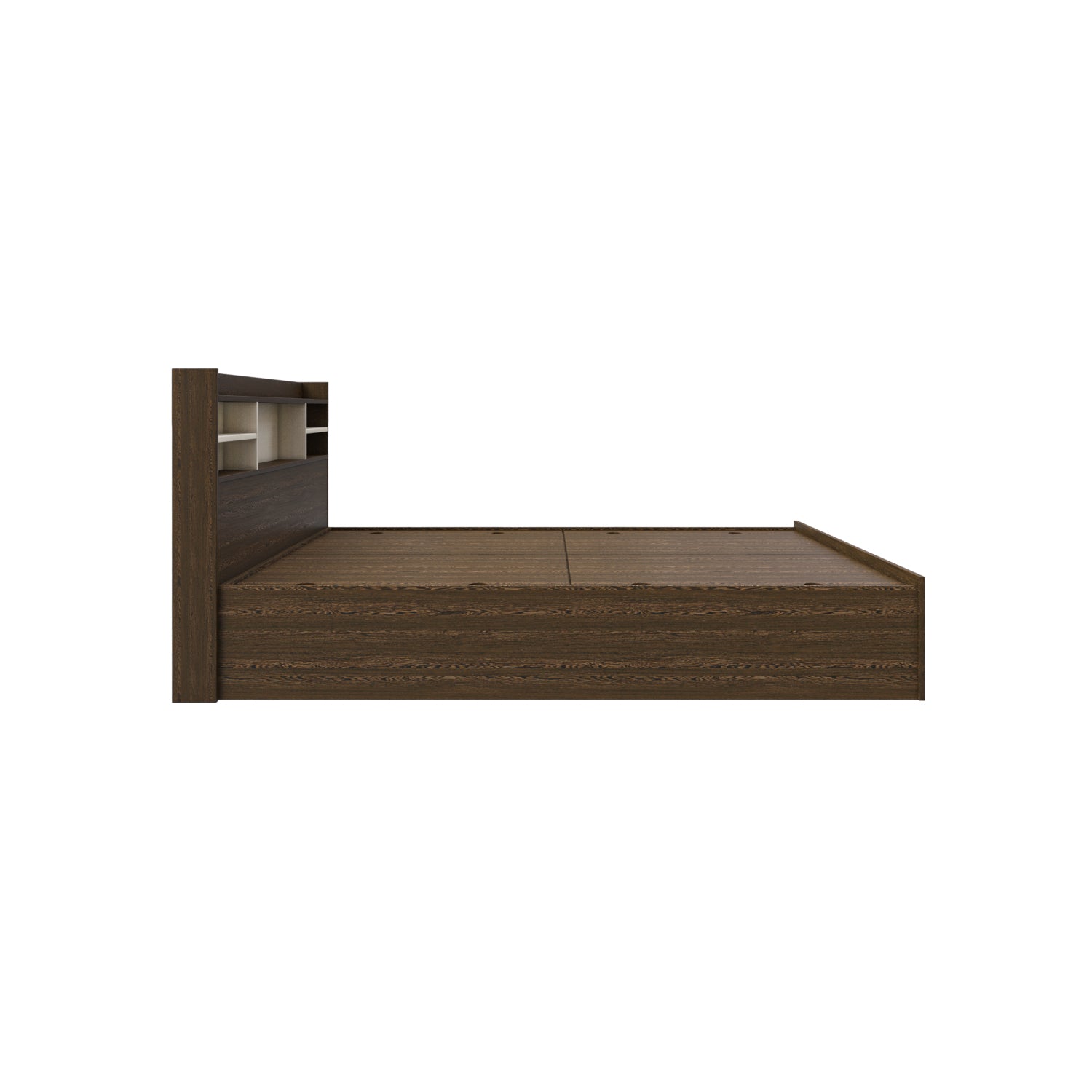 Zencozy King Bed - Wenge & Beige