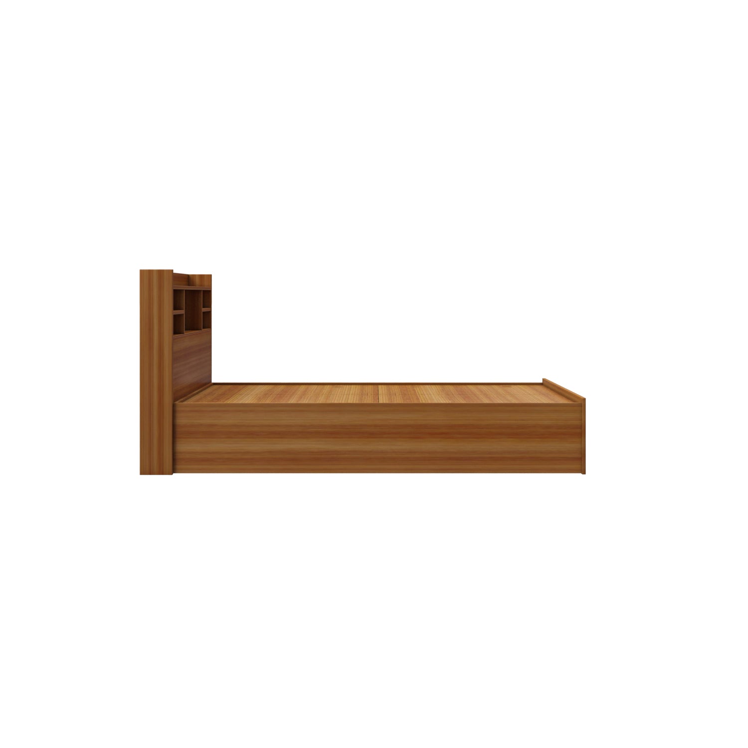 Zencozy Single Bed - Walnut