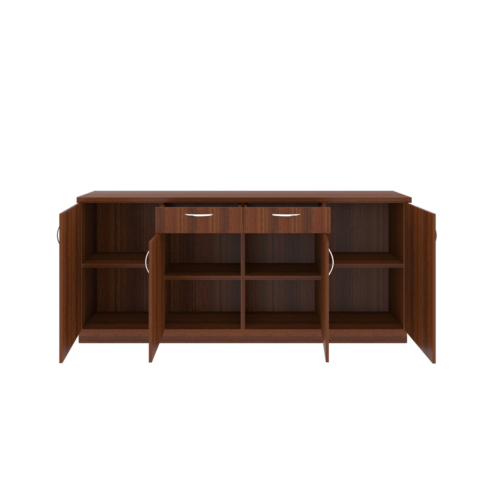 Oberon Side Crockery Unit | Large | Walnut