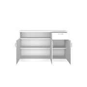 Magnus Side Crockery Unit | Frosty White