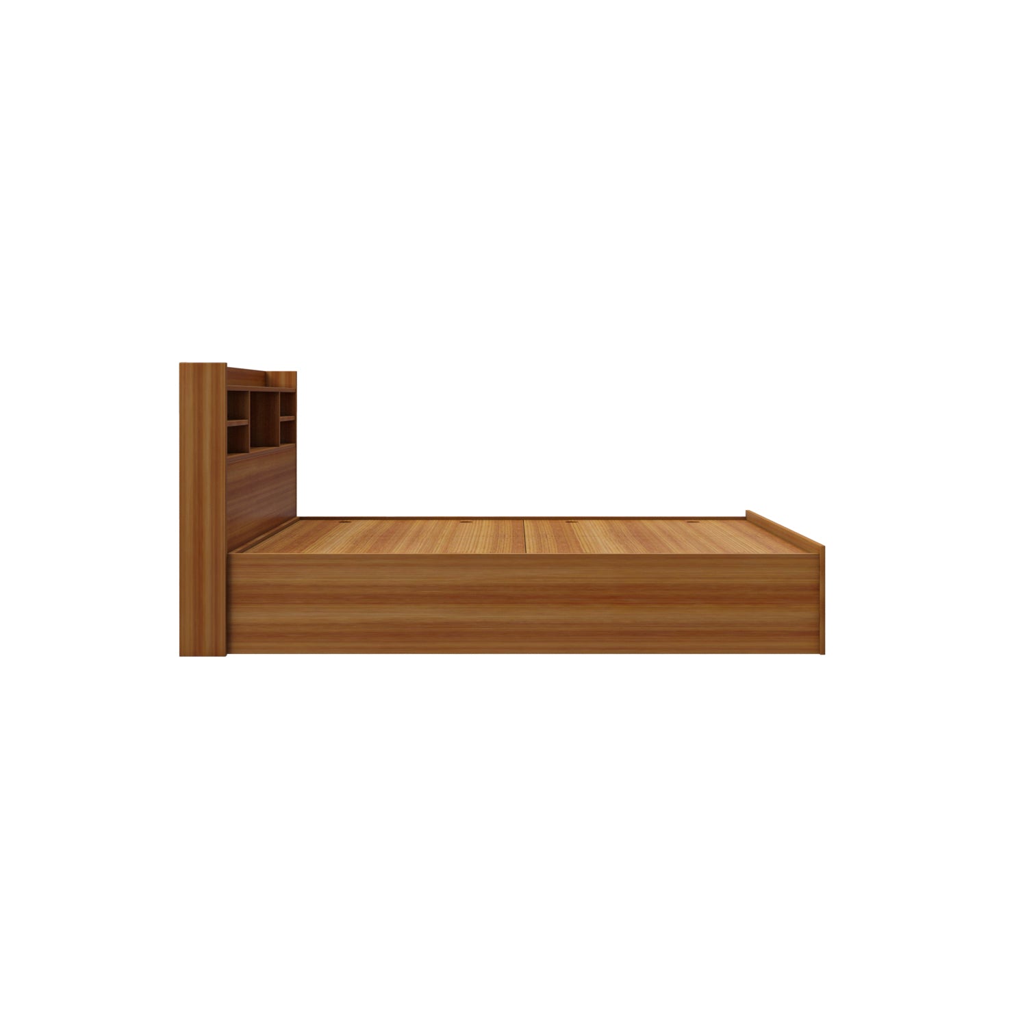 Zencozy Single Large Bed - Walnut