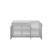 Oberon Side Crockery Unit | Frosty White