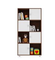 Calder Bookshelf | Walnut and Frosty White