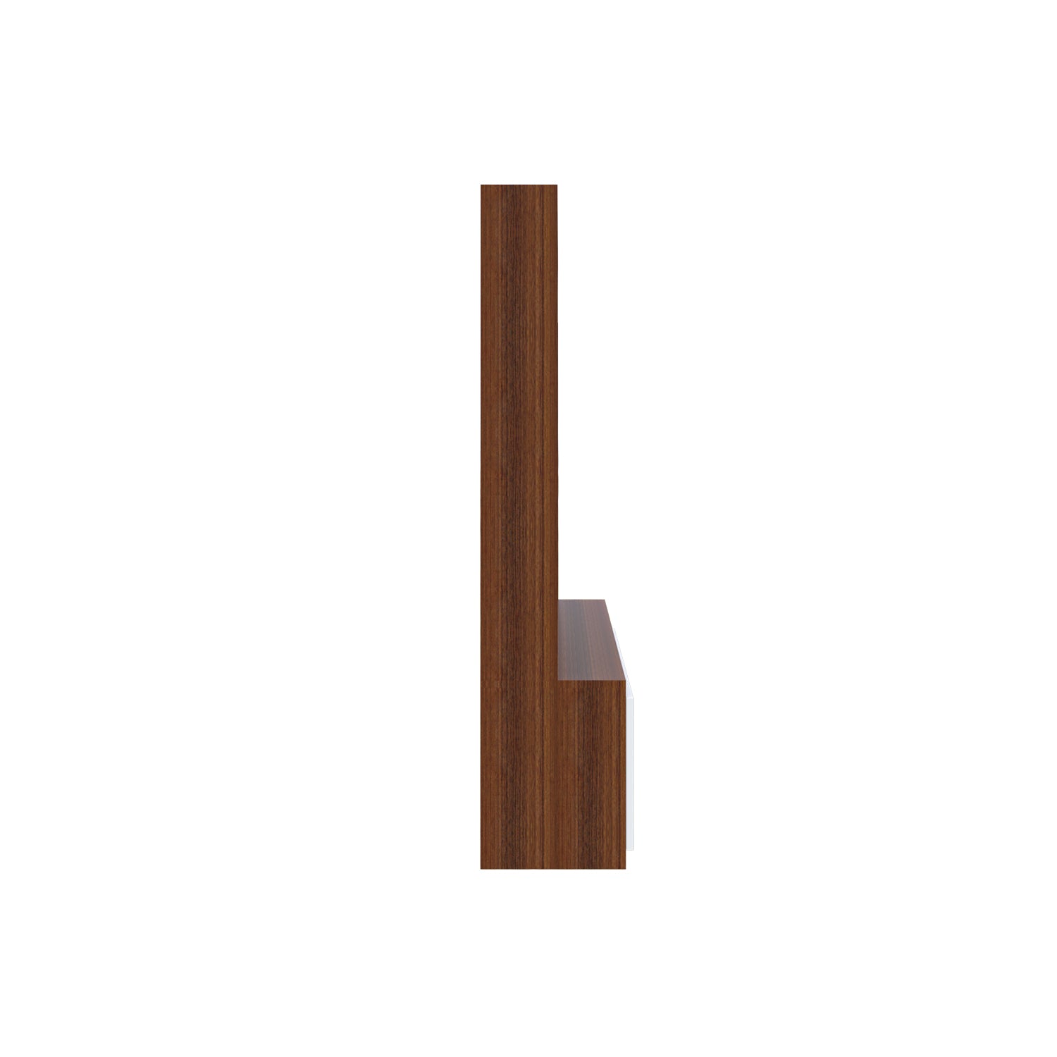 Edonia TV Unit | Walnut and Frosty White | 55 inches