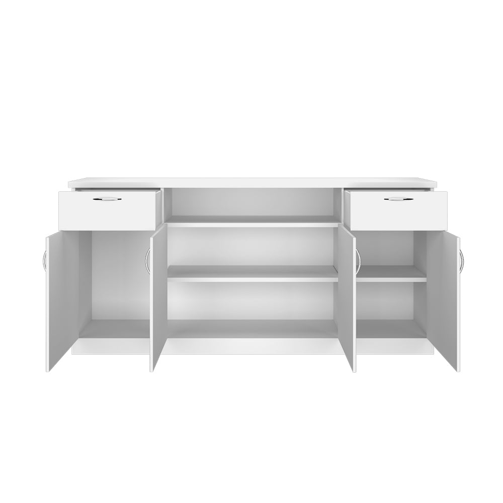 Magnus Side Crockery Unit | Large | Frosty White