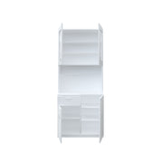 Modish Two Door Crockery Unit | Frosty White