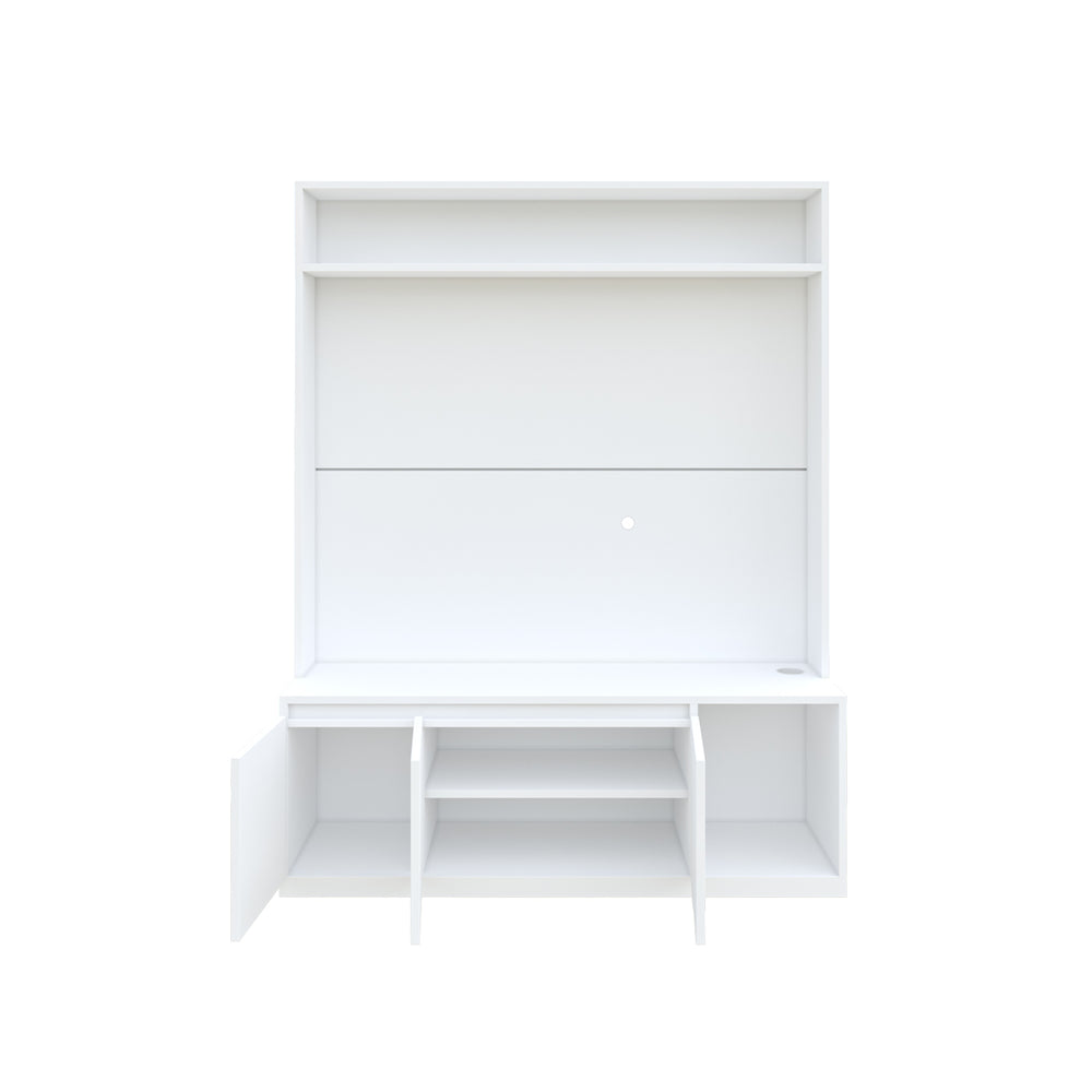 Edonia TV Unit |  Frosty White | 55 inches