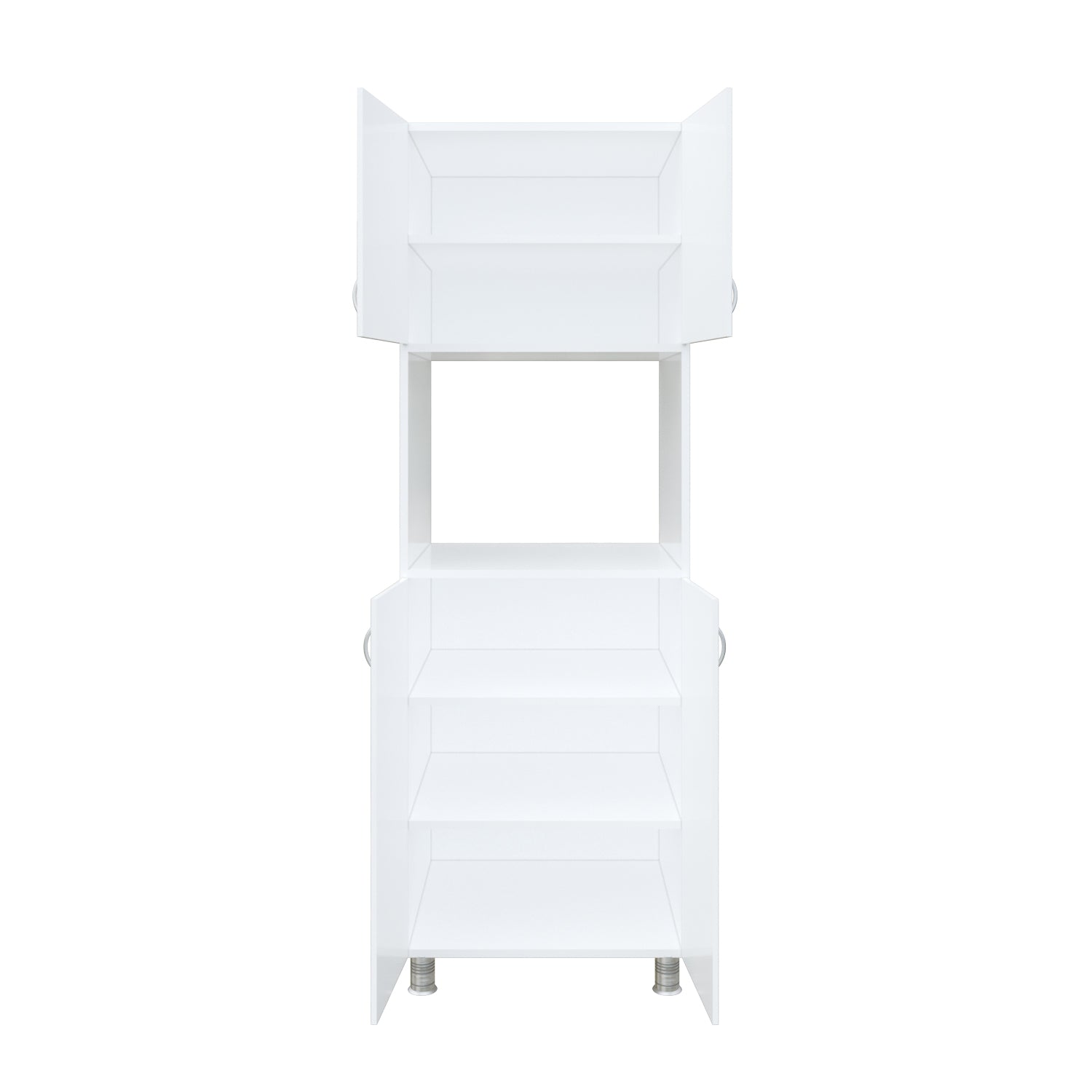 Microwave Tall Unit | Frosty White
