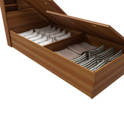 Zencozy Single Bed - Walnut