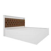 Ressley King Bed - White & Brown