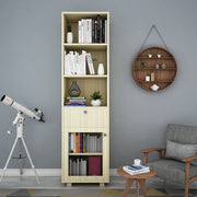 Solicitor Compact Bookshelf | Beige Teak