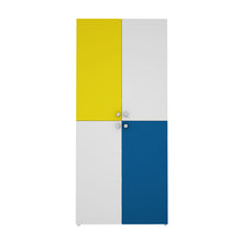 Load image into Gallery viewer, Petals Kids Wardrobe - Yellow &amp; Blue
