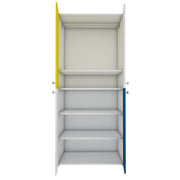 Petals Kids Wardrobe | Yellow & Blue and Frosty White