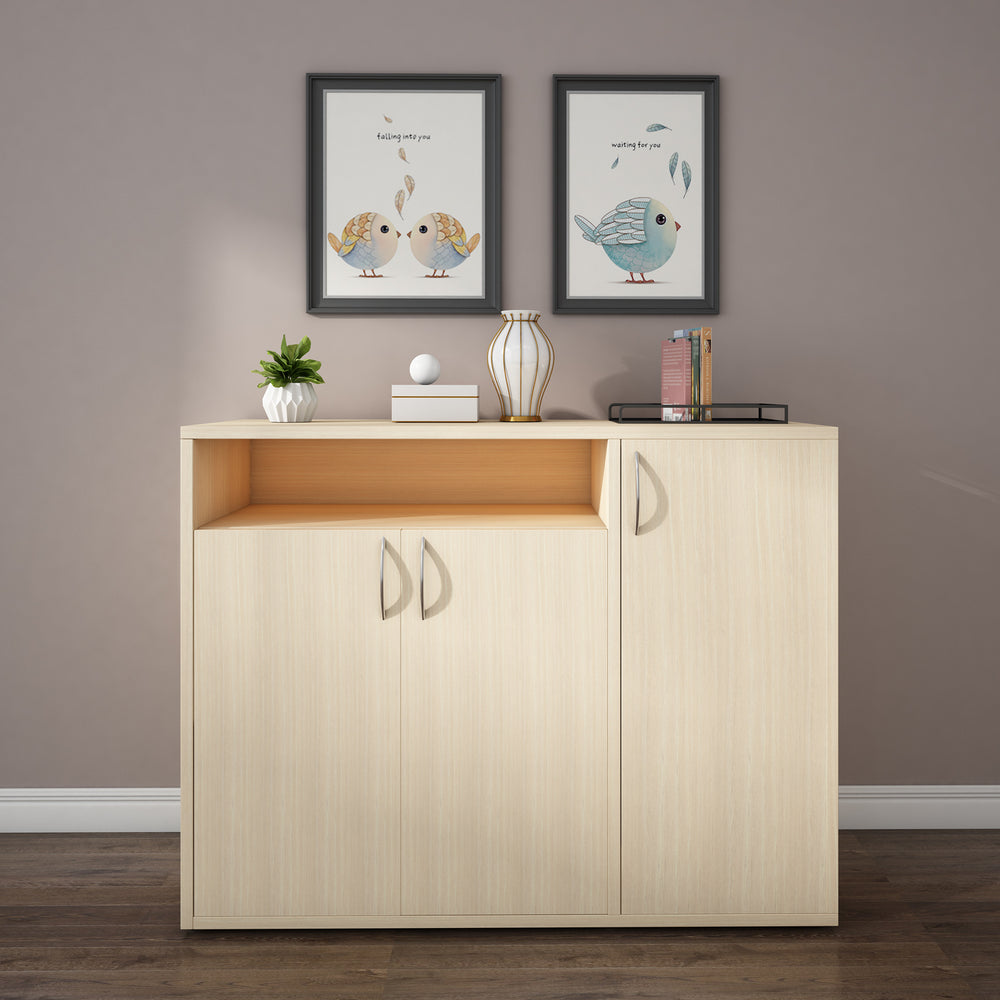 Denera Shoe Cabinet | Beige Teak