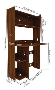 Astin Study Table - Walnut