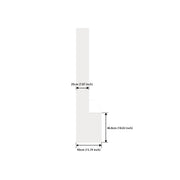 Florence TV Unit | 55 Inch TV | Frosty White