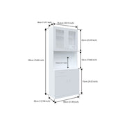 Modish Two Door Crockery Unit | Frosty White
