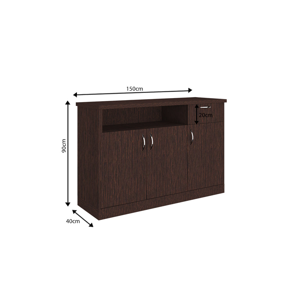 Magnus Side Crockery Unit | Wenge
