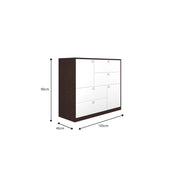 Rozlyn Chest of drawers | Wenge and Frosty White