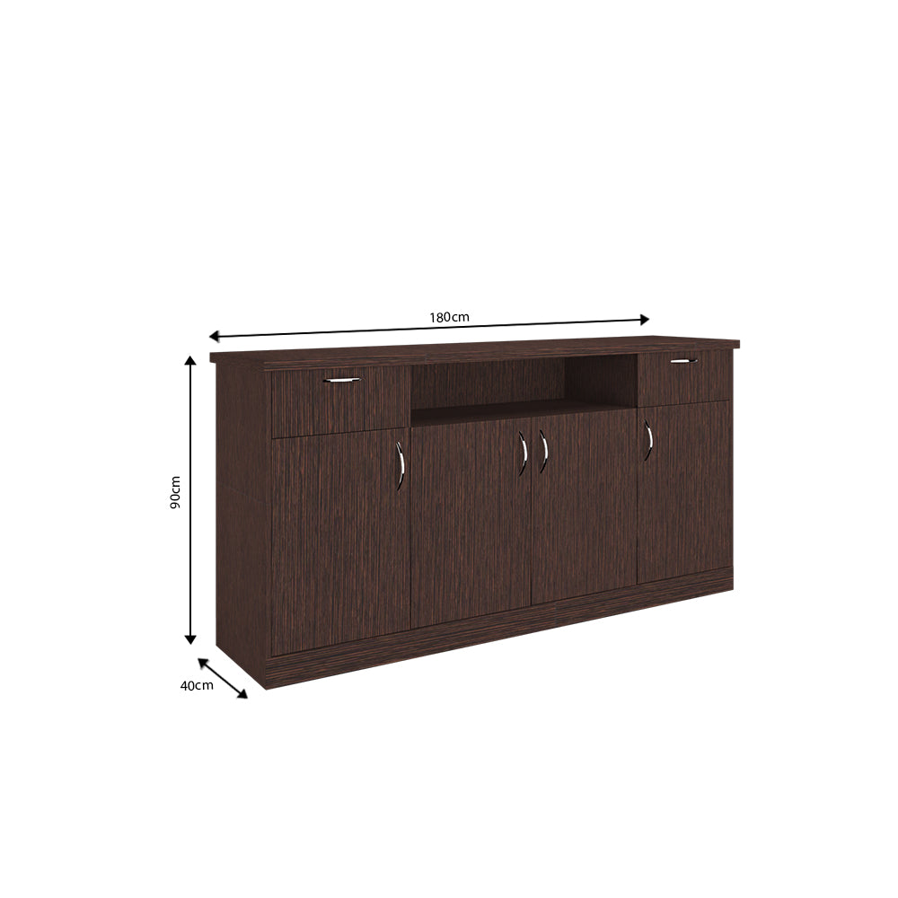 Magnus Side Crockery Unit | Large | Wenge