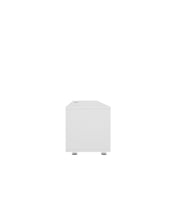Imperial TV Unit | 65 Inch TV | Frosty White and Yellow