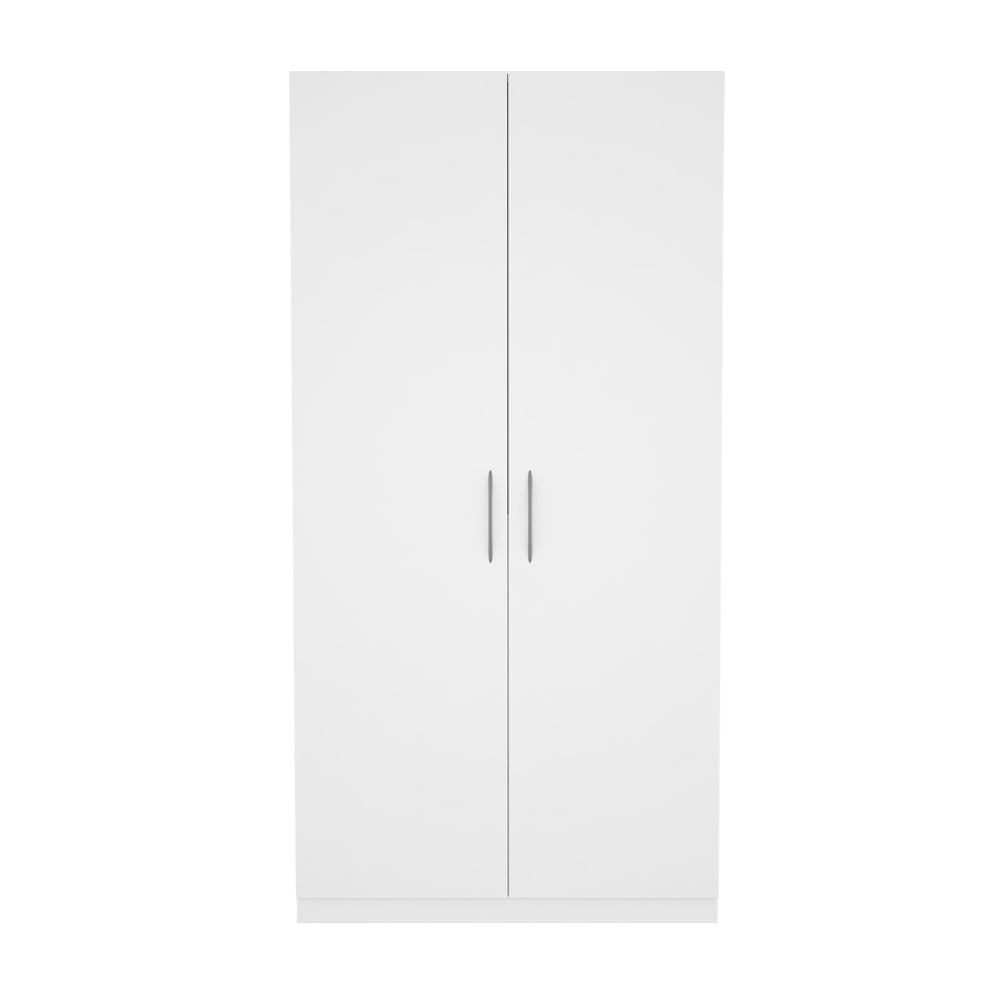 Flora 2 Door Wardrobe - Frosty White