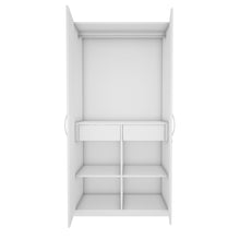 Load image into Gallery viewer, Flora 2 Door Wardrobe - Frosty White
