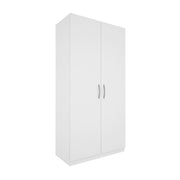 Flora 2 Door Wardrobe - Frosty White