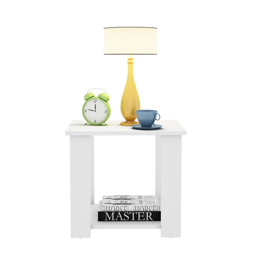 Cedar Side Table | White
