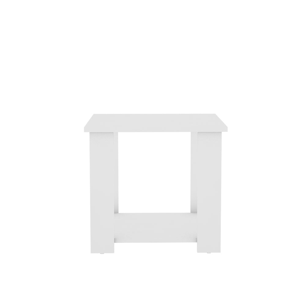Cedar Side Table | White