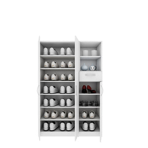 Miller Shoe Cabinet- White