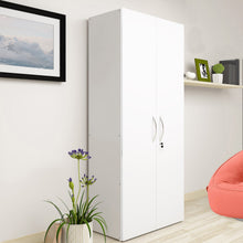 Load image into Gallery viewer, Flamingo 2 Door Wardrobe - Frosty White
