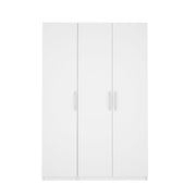 Armeria 3 Door Wardrobe - White