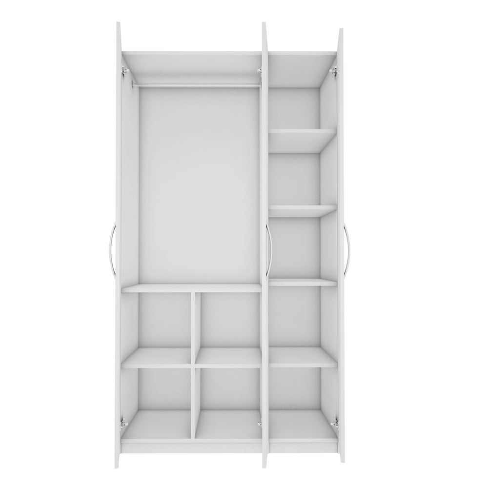 Starling 3 Door Wardrobe - Frosty White