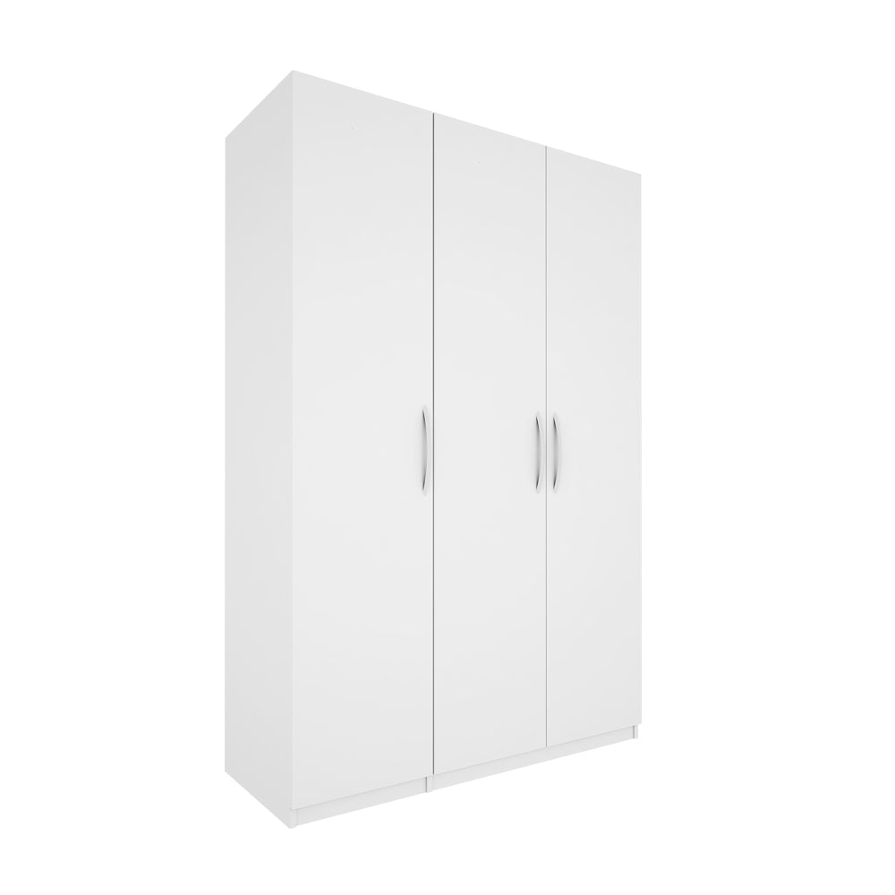 Armeria 3 Door Wardrobe - White