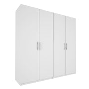 Lazel 4 Door Wardrobe - Frosty White