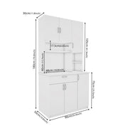 Lucas Crockery Unit | Frosty White