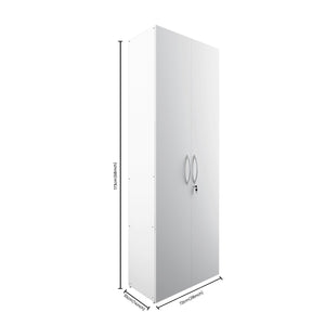 Flamingo 2 Door Wardrobe - Frosty White