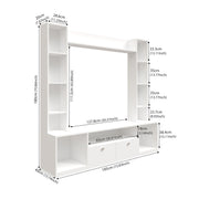 Florence TV Unit | 55 Inch TV | Frosty White