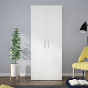 Eliza Two Door Wardrobe | Frosty White