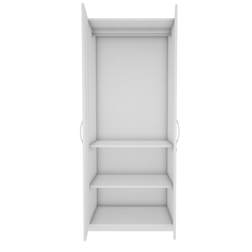 Eliza Two Door Wardrobe | Frosty White