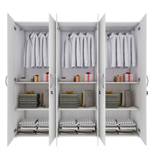 Load image into Gallery viewer, Indigo 6 Door Wardrobe - Frosty White
