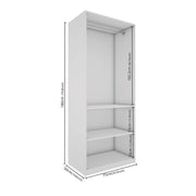 Eliza Two Door Wardrobe | Frosty White