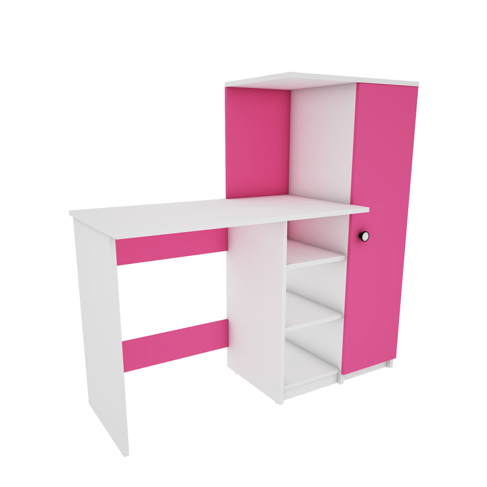 Marvel Home Office Table | Pink and Frosty White