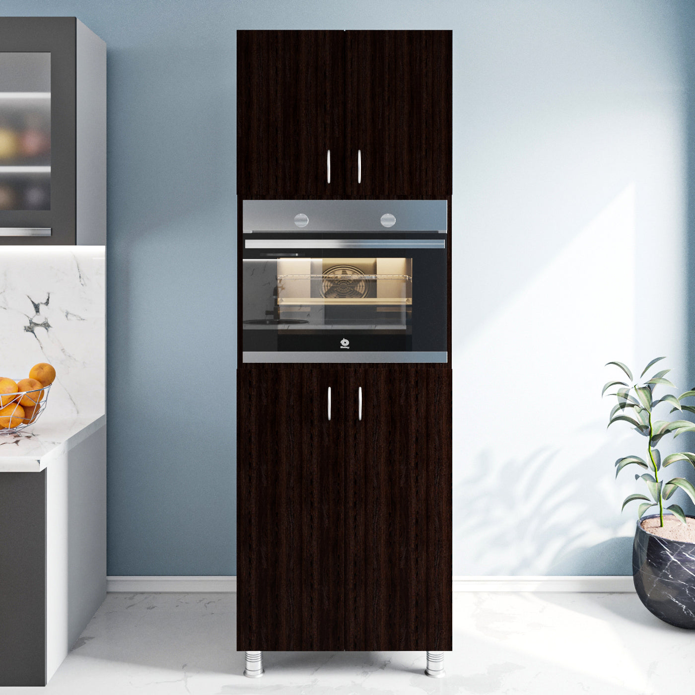 Microwave Tall Unit | Wenge