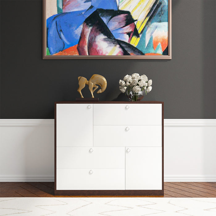 Rozlyn Chest of drawers | Wenge and Frosty White