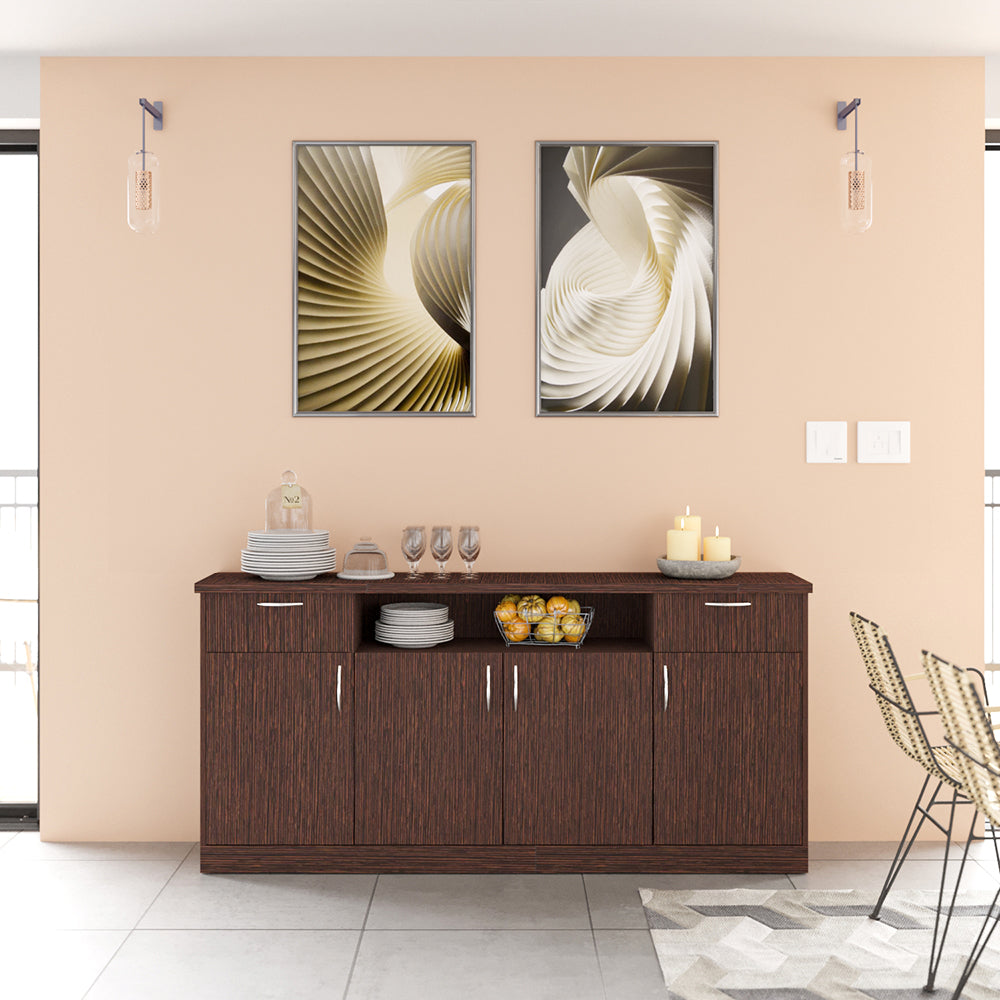 Magnus Side Crockery Unit | Large | Wenge