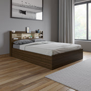 Zencozy Queen Bed - Wenge & Beige